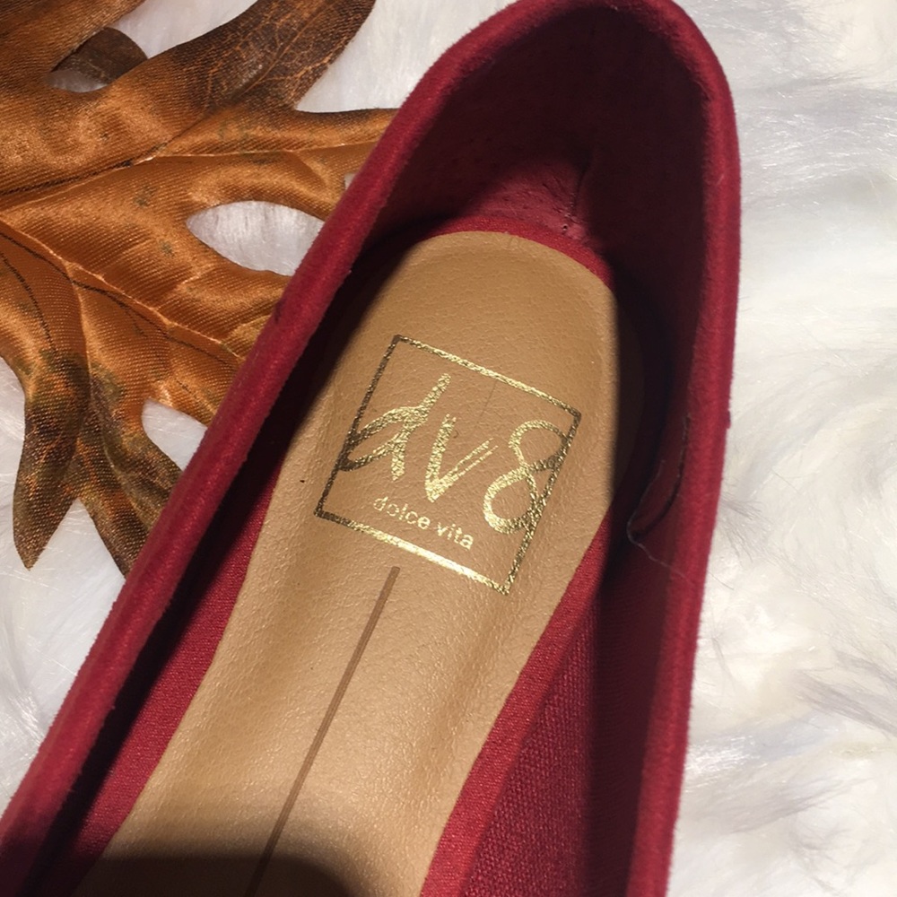 Dolce Vita Red slip on shoes - Picture 4 of 5